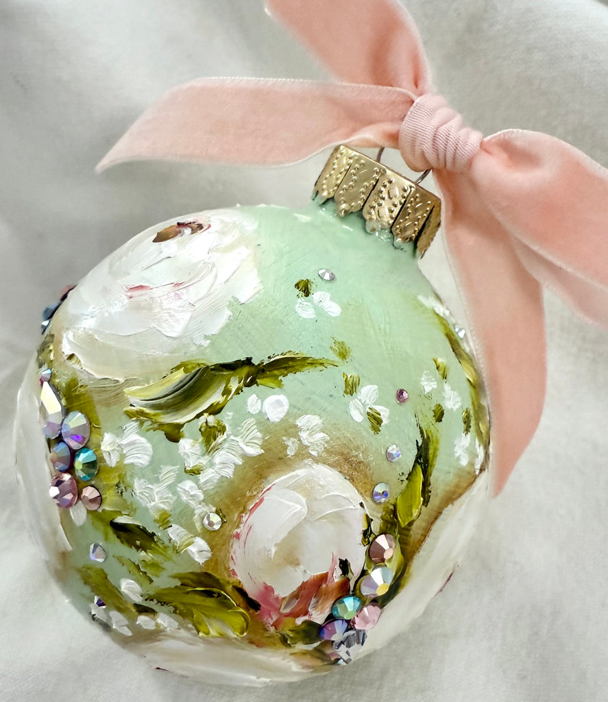 Mint Green Pink Roses (8)