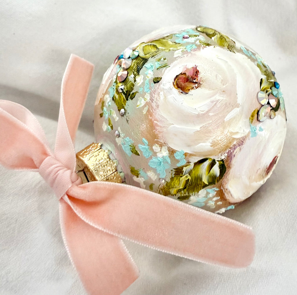 Mint Green with White Roses (28)