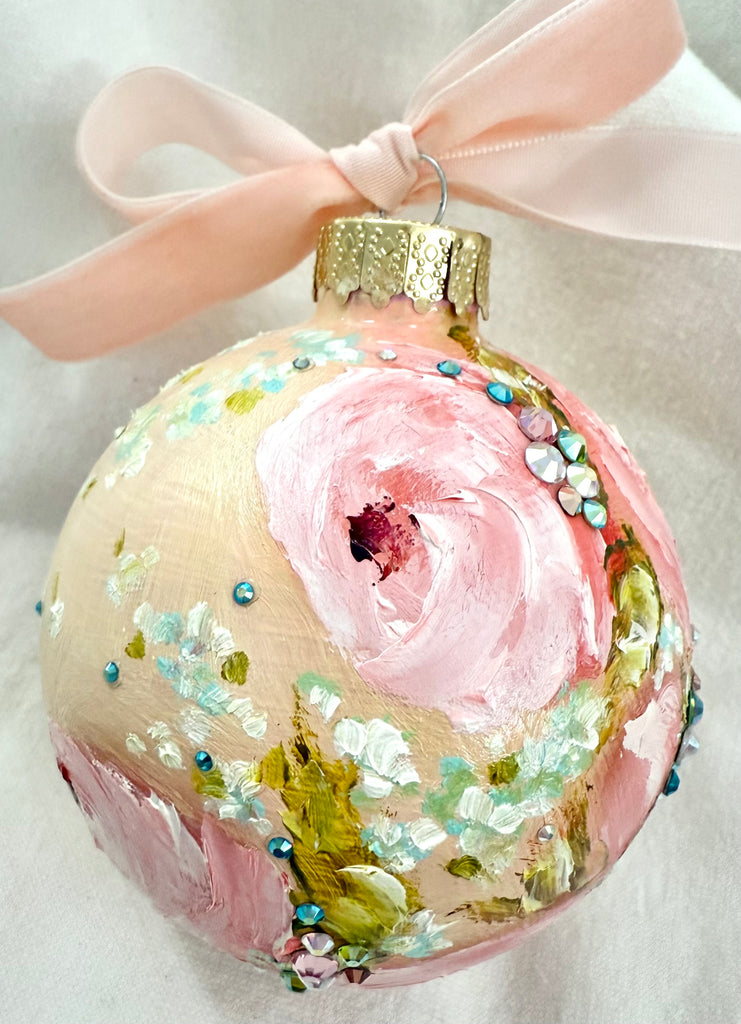 Pale Yellow with Pink Roses (17)