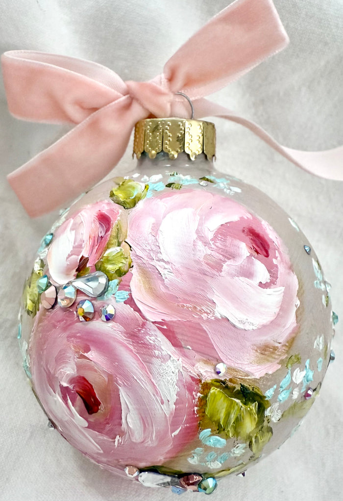 Taupe wiht Pink Roses  (J)