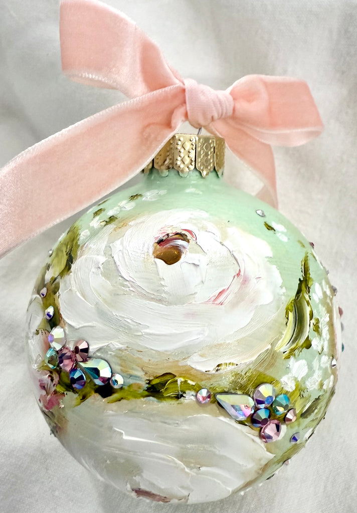 Mint Green Pink Roses (8)