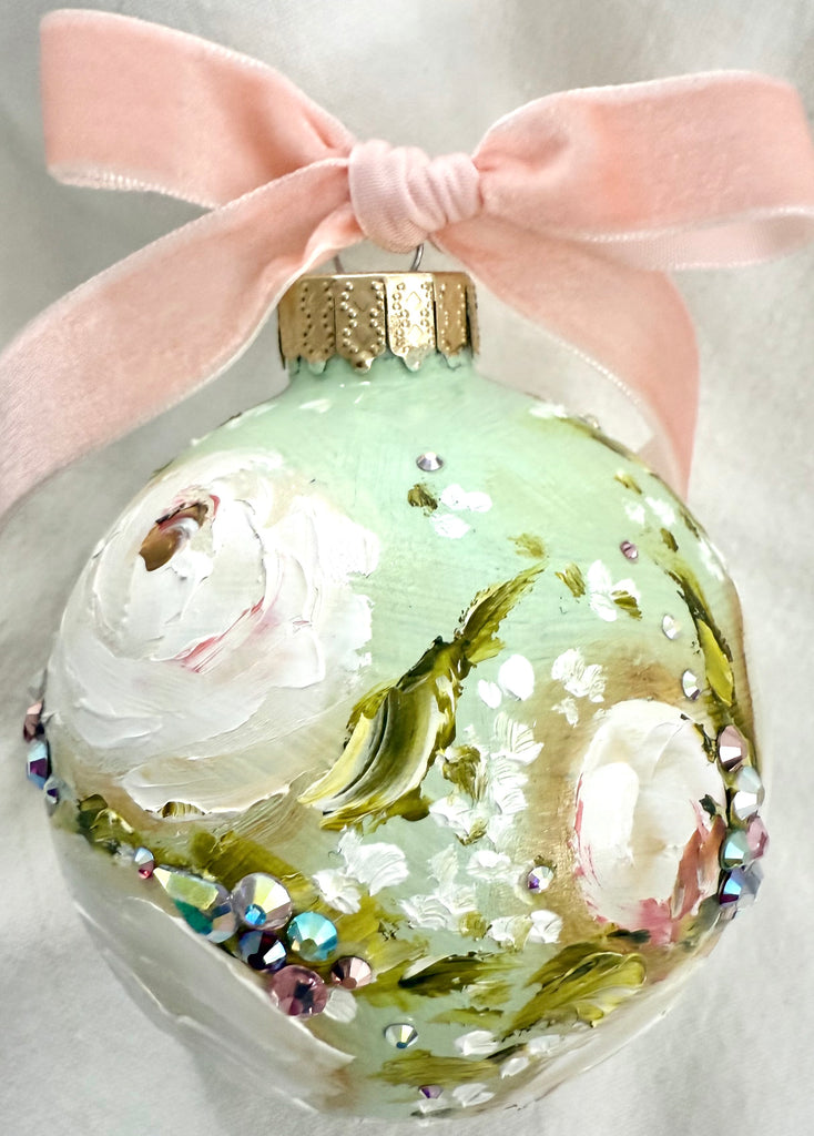 Mint Green Pink Roses (8)