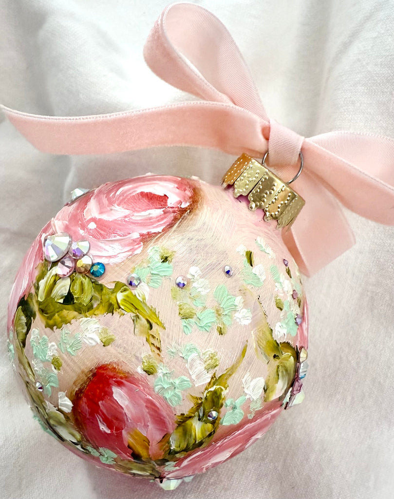 Pale Pink with Pink Roses (11)