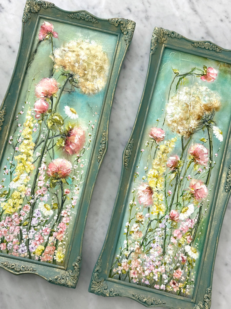 Hydrangeas in a Green Frame B