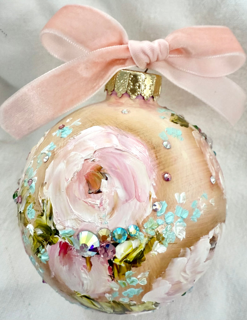 Yellow with Pink Roses (4)