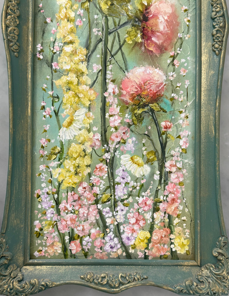 Hydrangeas in a Green Frame B