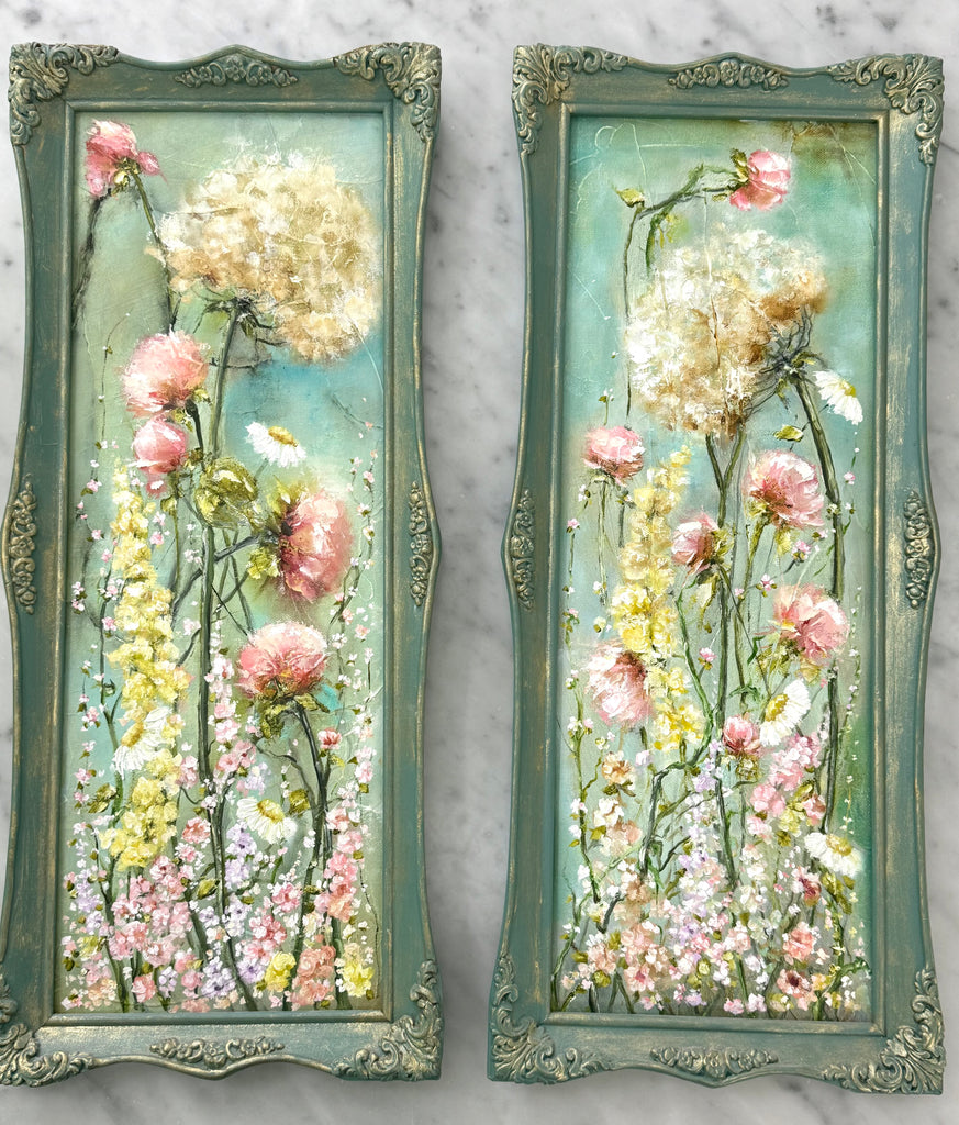 Hydrangeas in a Green Frame B