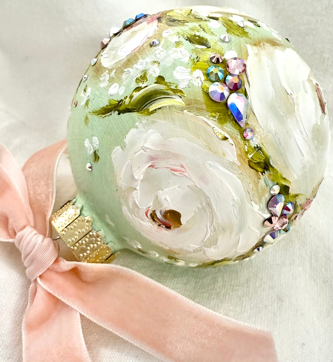 Mint Green Pink Roses (8)