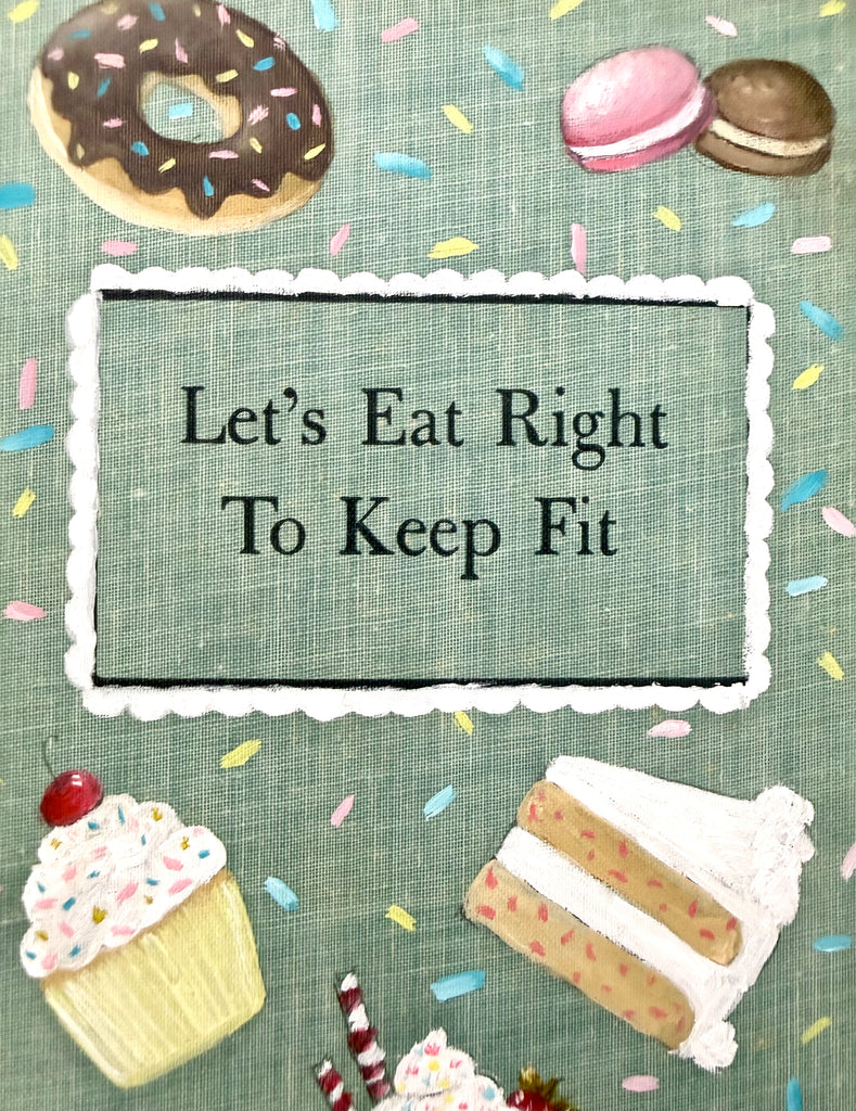 Let's Eat Right vintage book