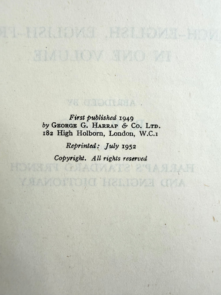 French and English Dictionary