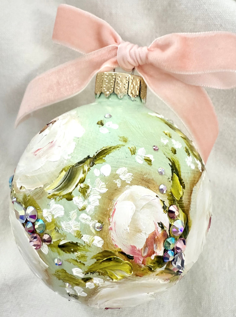 Mint Green Pink Roses (8)