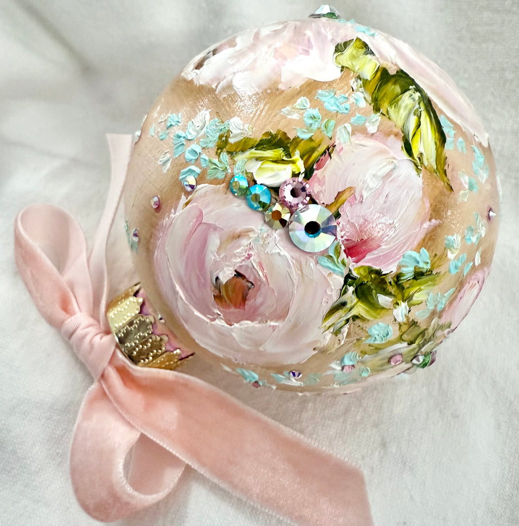 Yellow with Pink Roses (4)