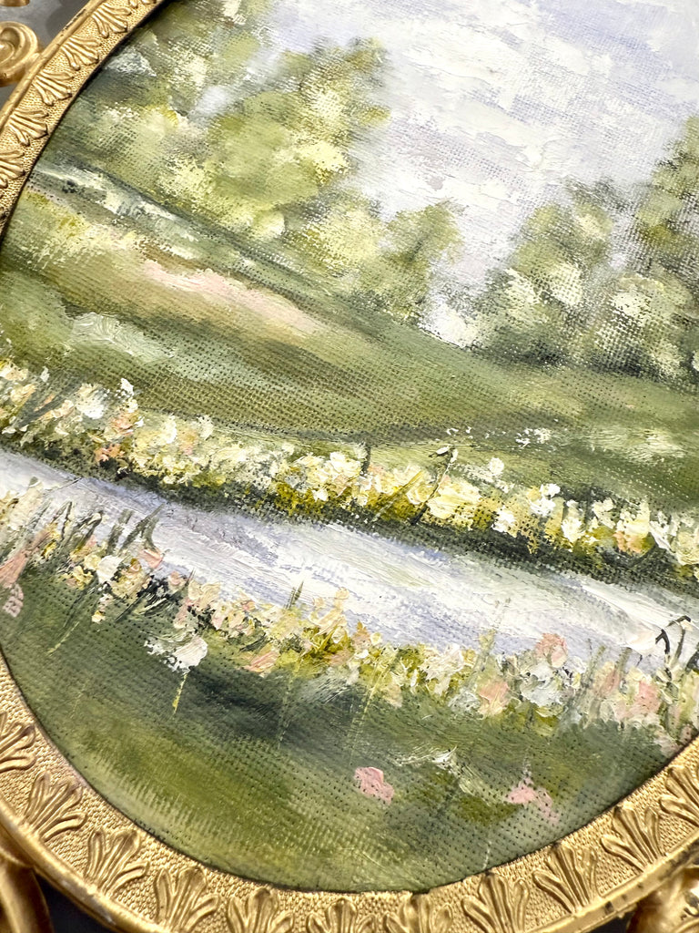 Landscape in Gold Vintage frame