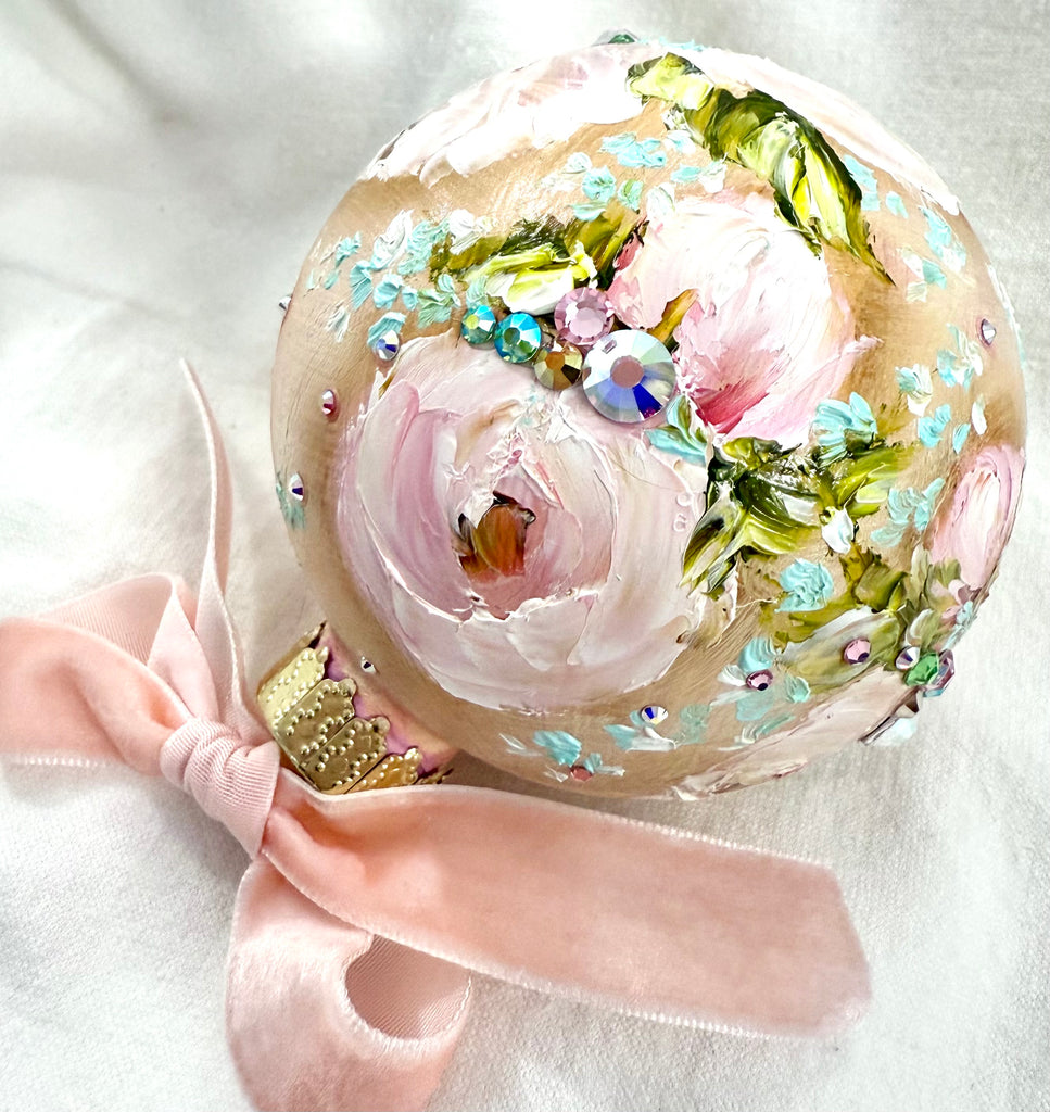 Yellow with Pink Roses (4)