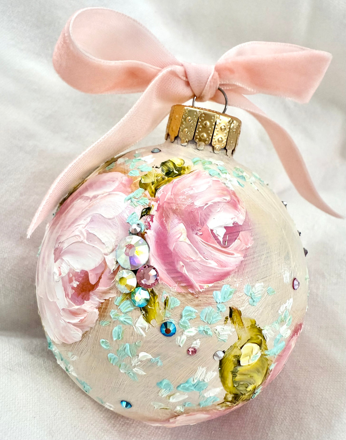 Beige with Pink Roses (25)