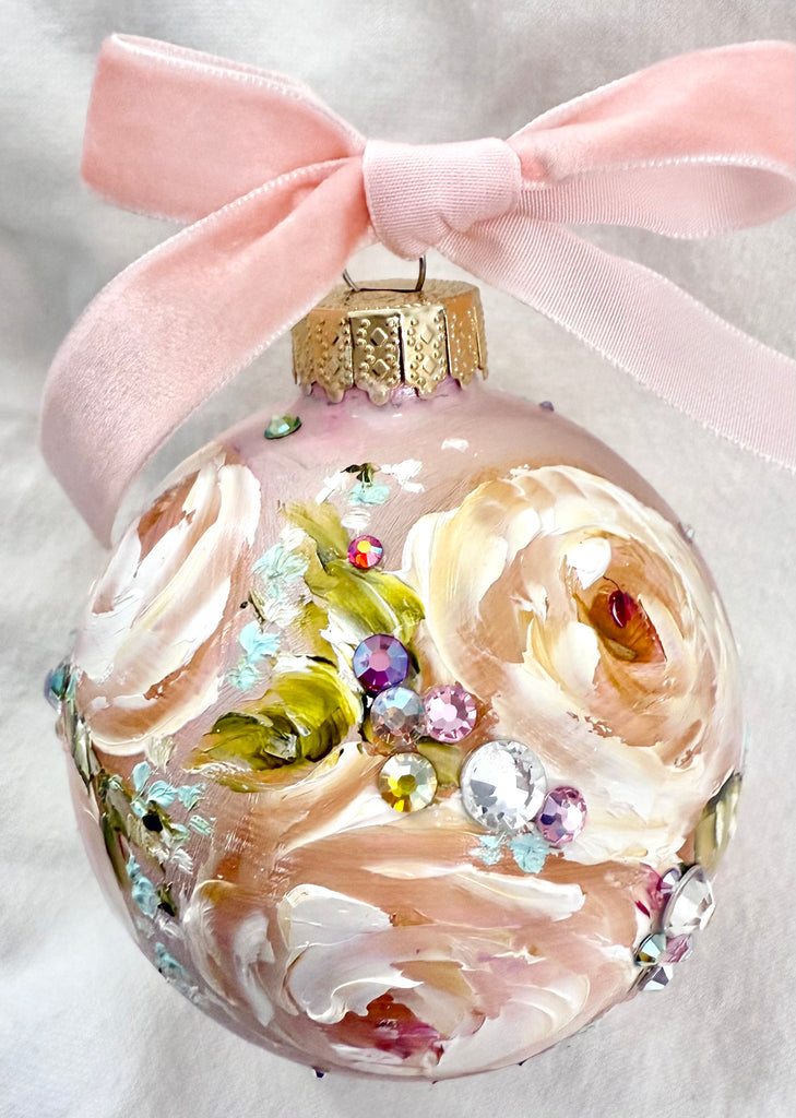 Pink with White/Yellow Roses (G)