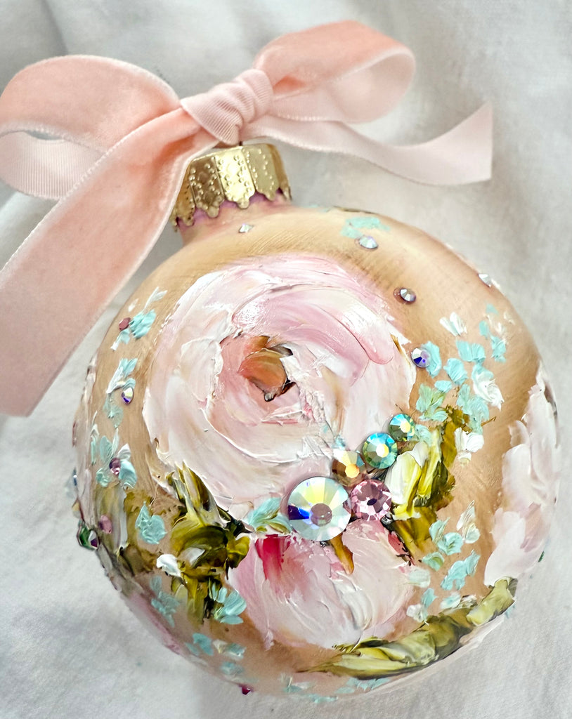 Yellow with Pink Roses (4)