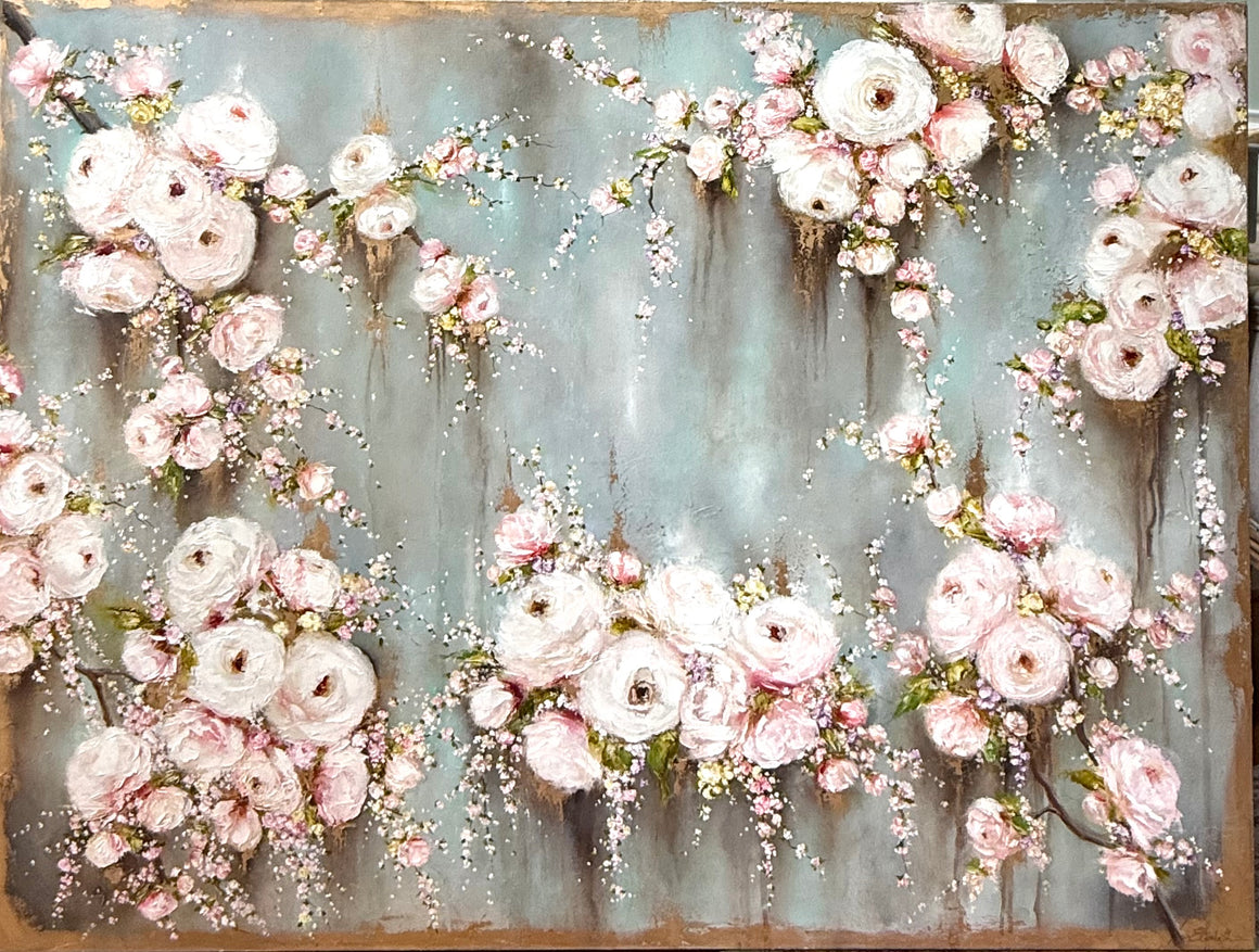 Plentiful Rain 36x48"