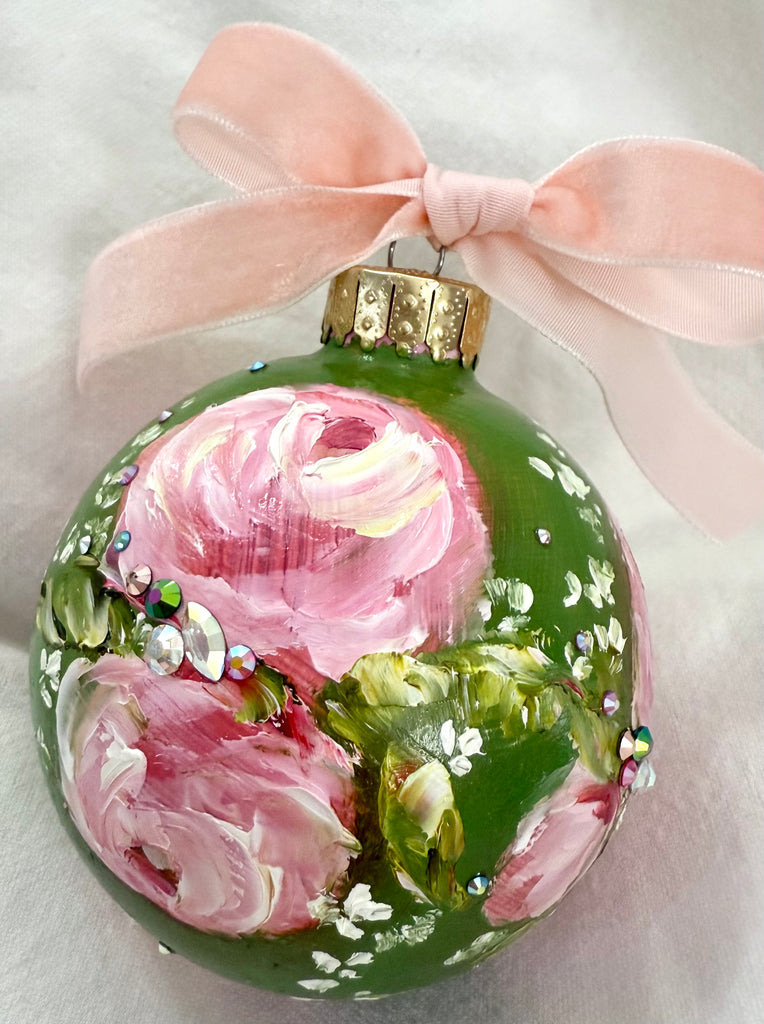 Green with Pink Roses (26)