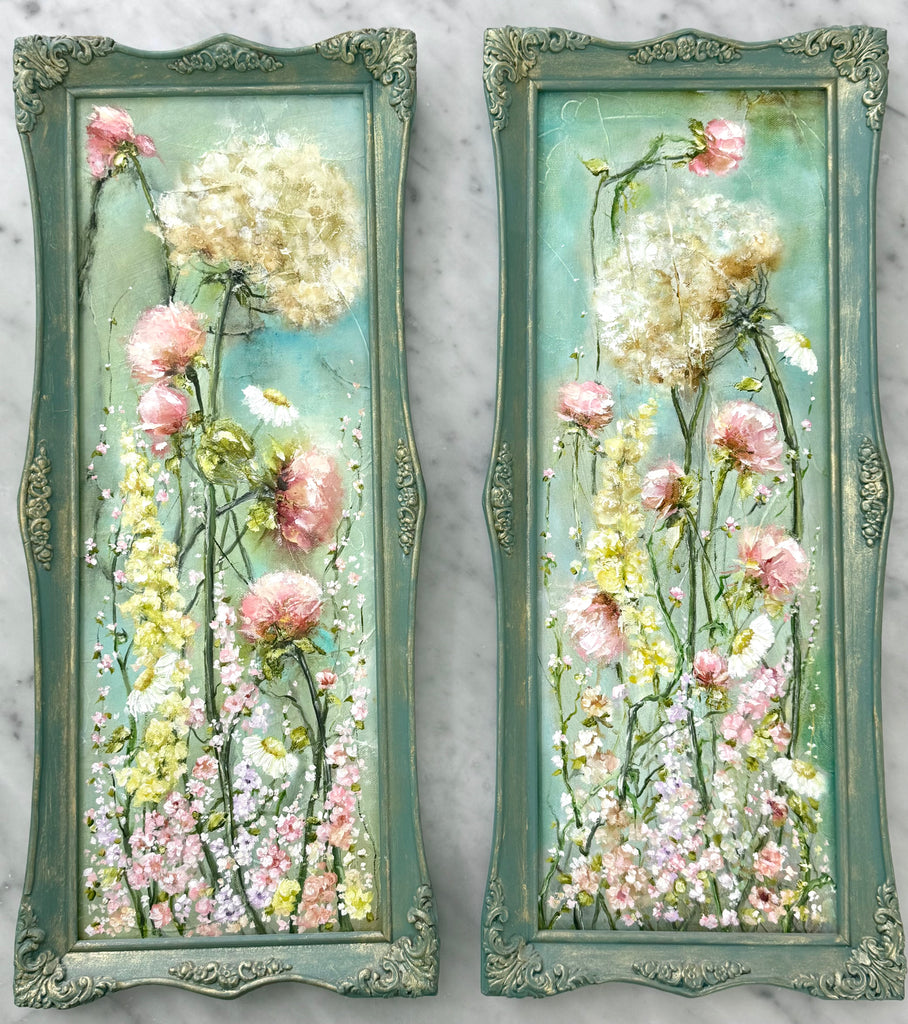 Hydrangeas in a Green Frame B