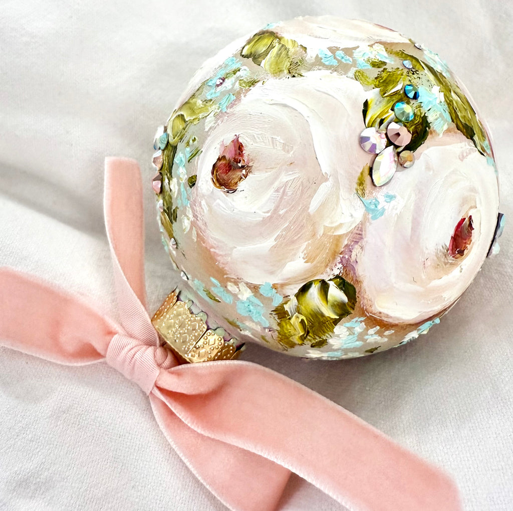 Mint Green with White Roses (28)