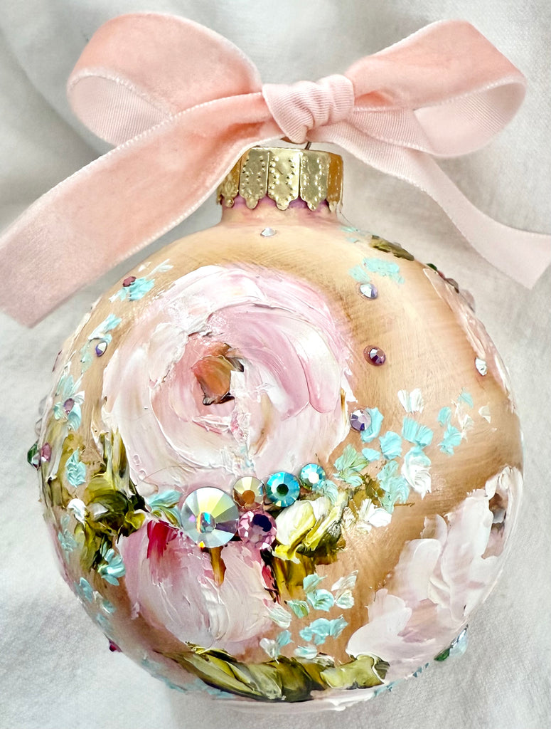 Yellow with Pink Roses (4)