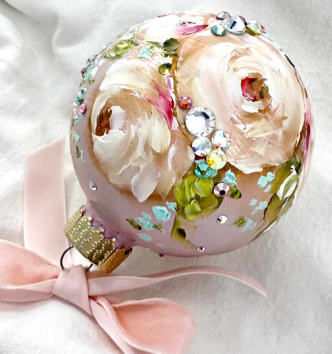 Pink with White/Yellow Roses (G)