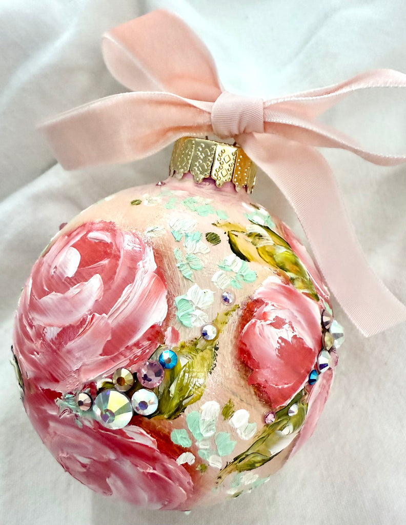 Pale Pink with Pink Roses (11)