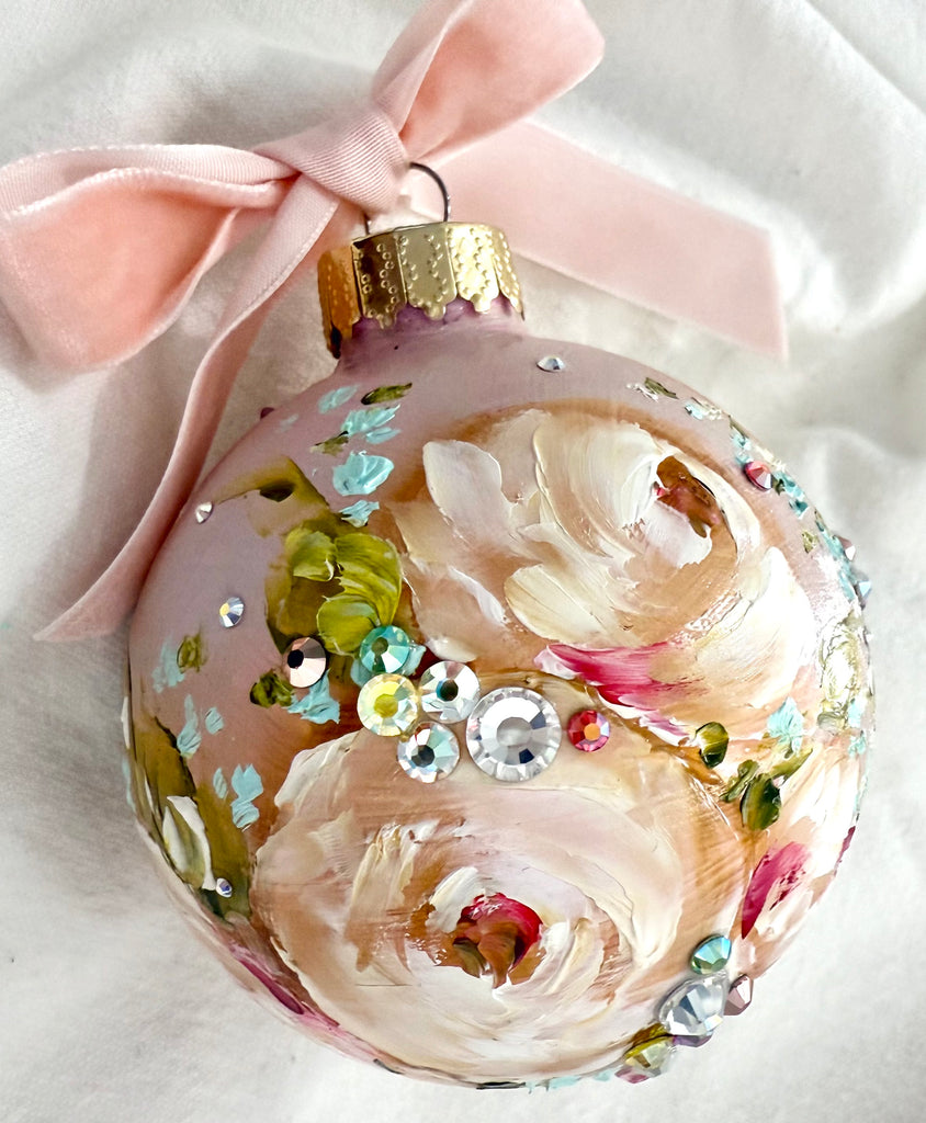 Pink with White/Yellow Roses (G)