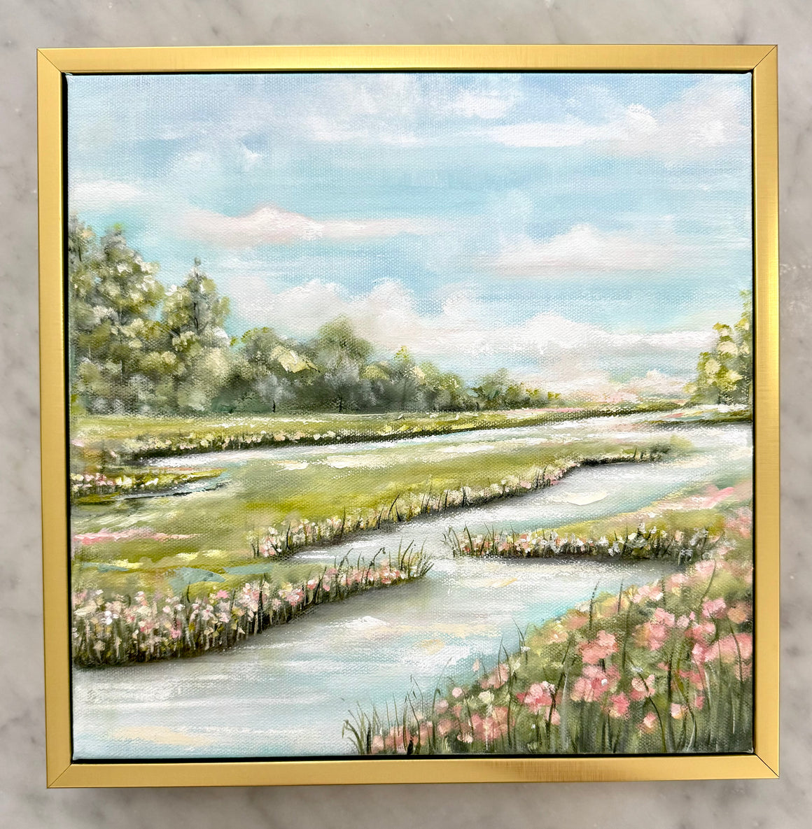 12x12 Framed Landscape
