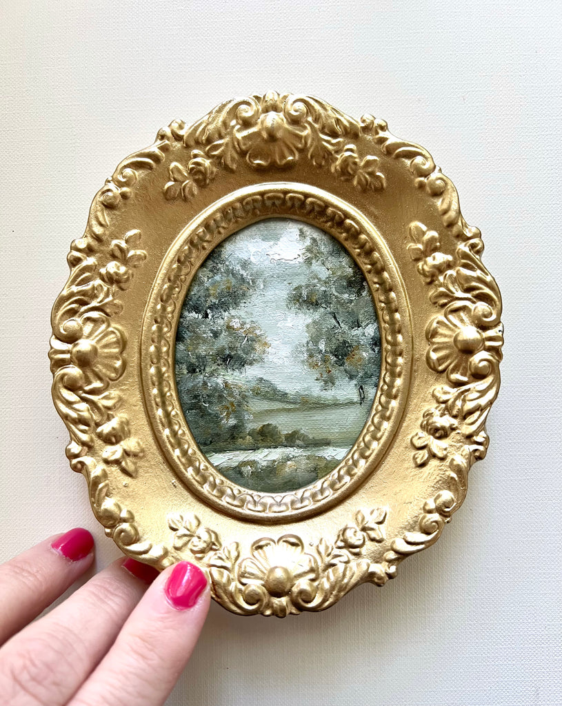 Small Oval Landscape