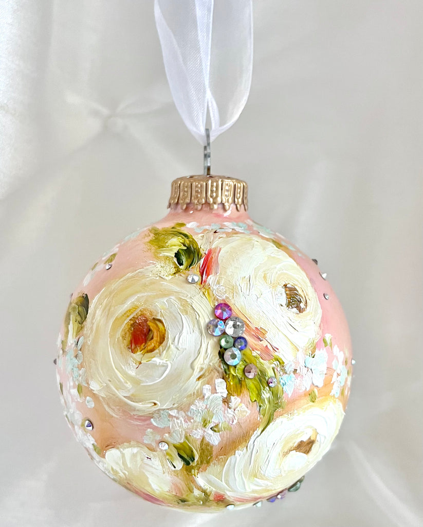 Yellow Roses (X)  Ornament 3.2"