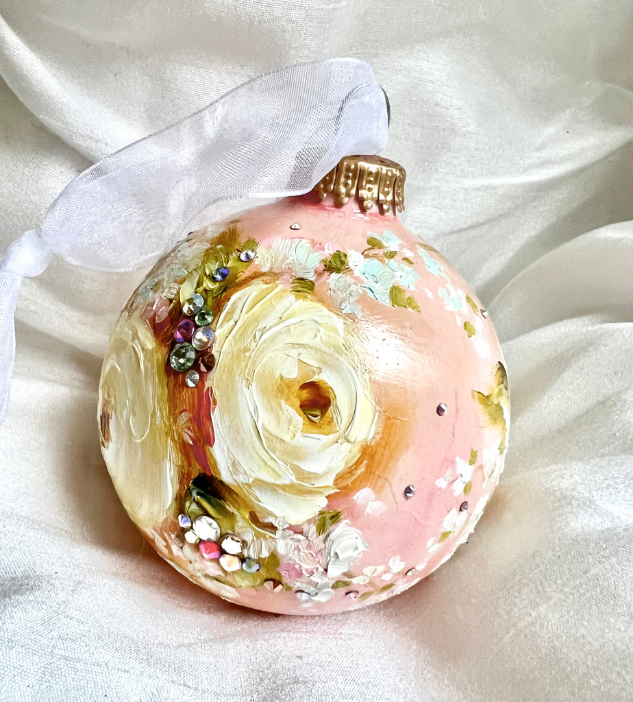 Yellow Roses (X)  Ornament 3.2"